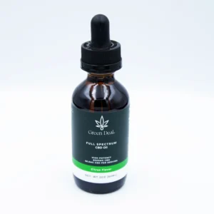 Aceite de CBD Espectro Completo Green Deal 8000mg (60 ml) – Alta Potencia con Sabor Cítrico