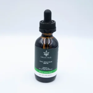Aceite de CBD Espectro Completo Green Deal 4000mg (60 ml) – Potencia Robusta, Sabor Natural de Cáñamo